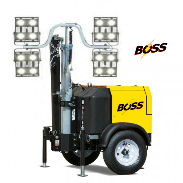 24 Foot LED Trailer Mounted Light Tower - Image 3
