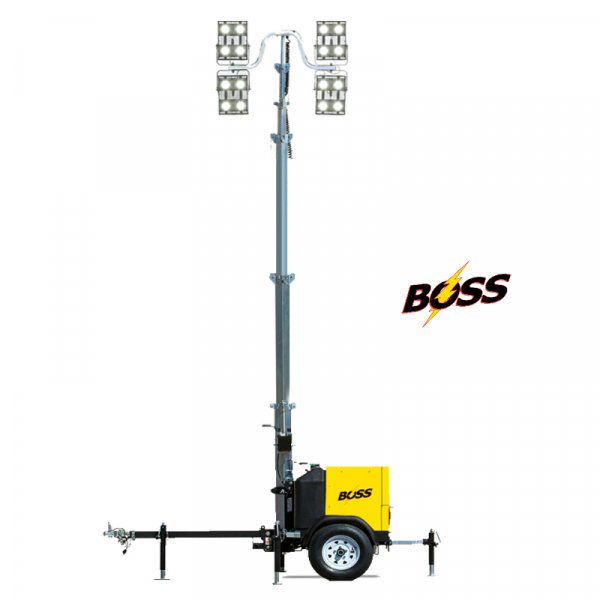 24 Foot LED Trailer Mounted Light Tower - Image 2
