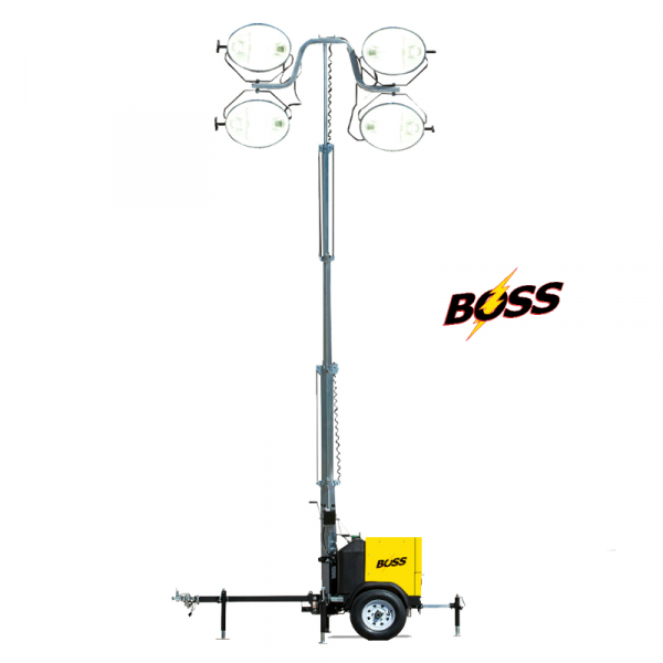 24 Foot Metal Halide Trailer Mounted Light Tower - Image 2