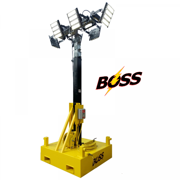 30 Foot Skid Mounted LED Light Tower