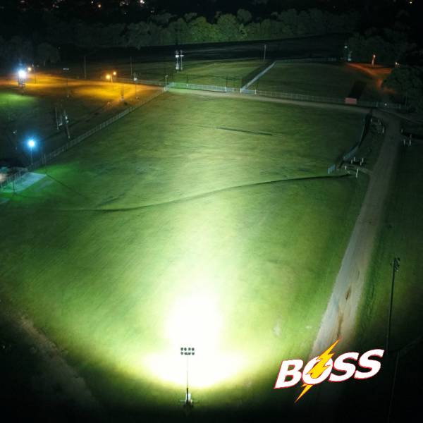 40 Foot Trailer Mounted Mini Stadium Light Tower - Image 4