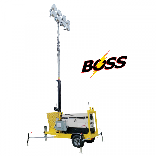 40 Foot Trailer Mounted Mini Stadium Light Tower