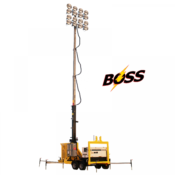 60 Foot Trailer Mounted Stadium Light Tower