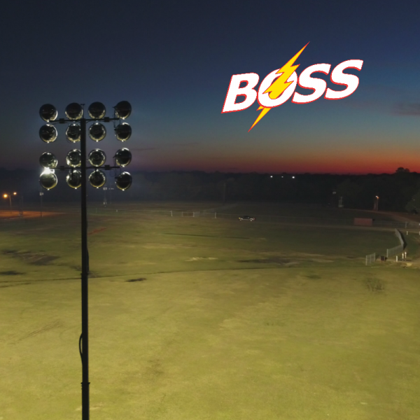 60 Foot Trailer Mounted Stadium Light Tower - Image 2