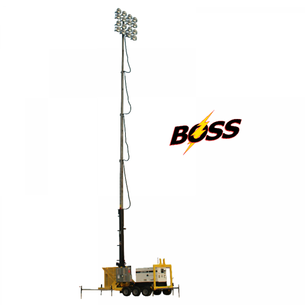 80 Foot Trailer Mounted Stadium Light Tower